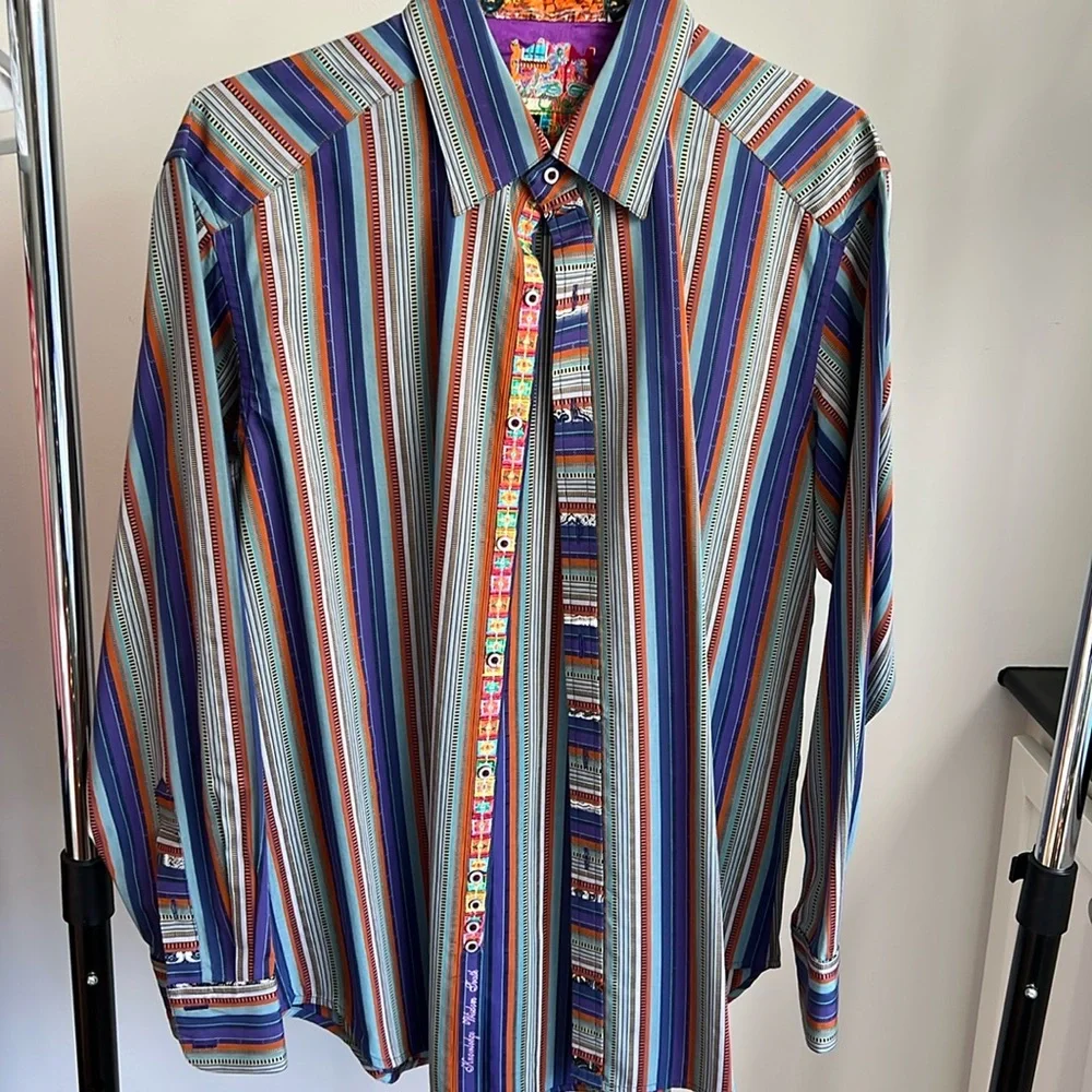 Robert Graham men’s large button down - Picture 1 of 3